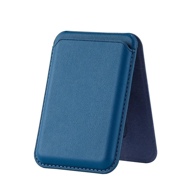 Magnetic Card Wallet Stand Mag-Safe Credit Card Holder Pu Leather for iPhones 12 and later versions