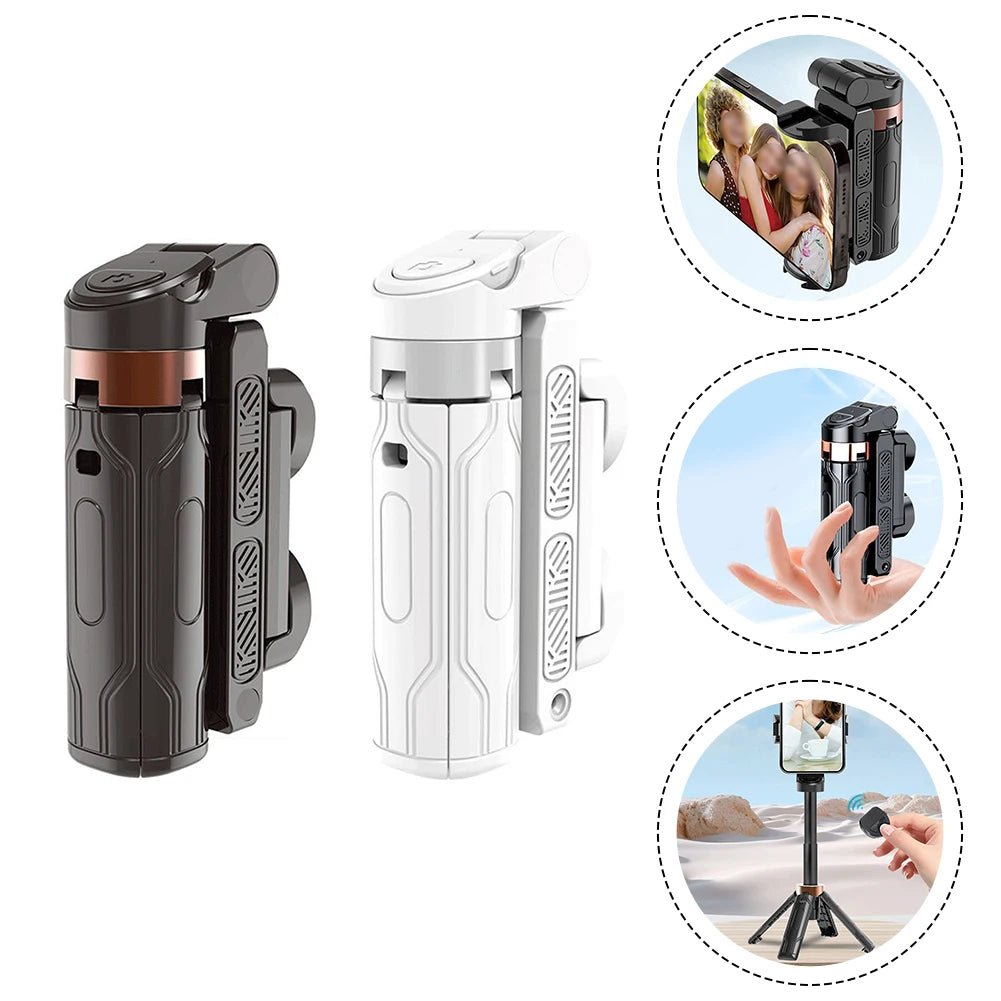 Mobile Phone Selfie Tripod Compact Selfie Tripod With Detachable Remote, Portable Selfie Tripod Stabilizer For Phone Holder