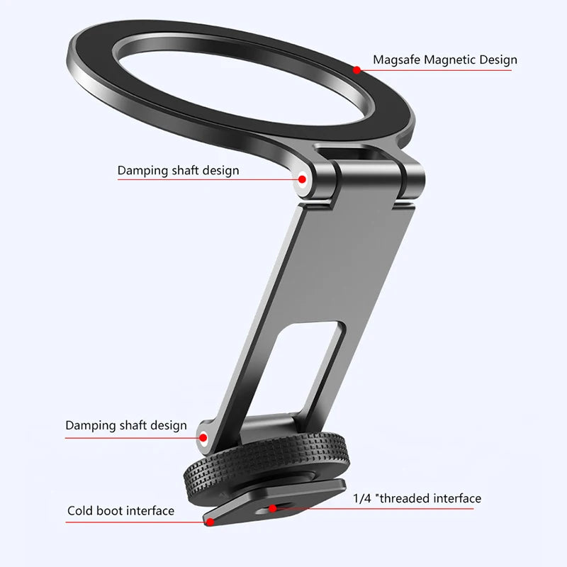 Universal Camera Magnetic Phone Holder For Mag-safe For Iphone, Samsung, and all Mag-Safe compatible Devices