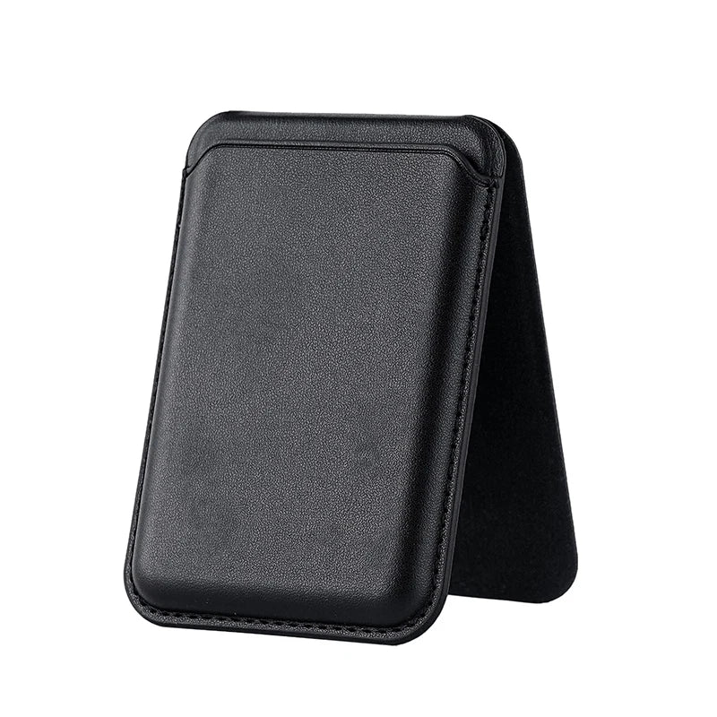 Magnetic Card Wallet Stand Mag-Safe Credit Card Holder Pu Leather for iPhones 12 and later versions